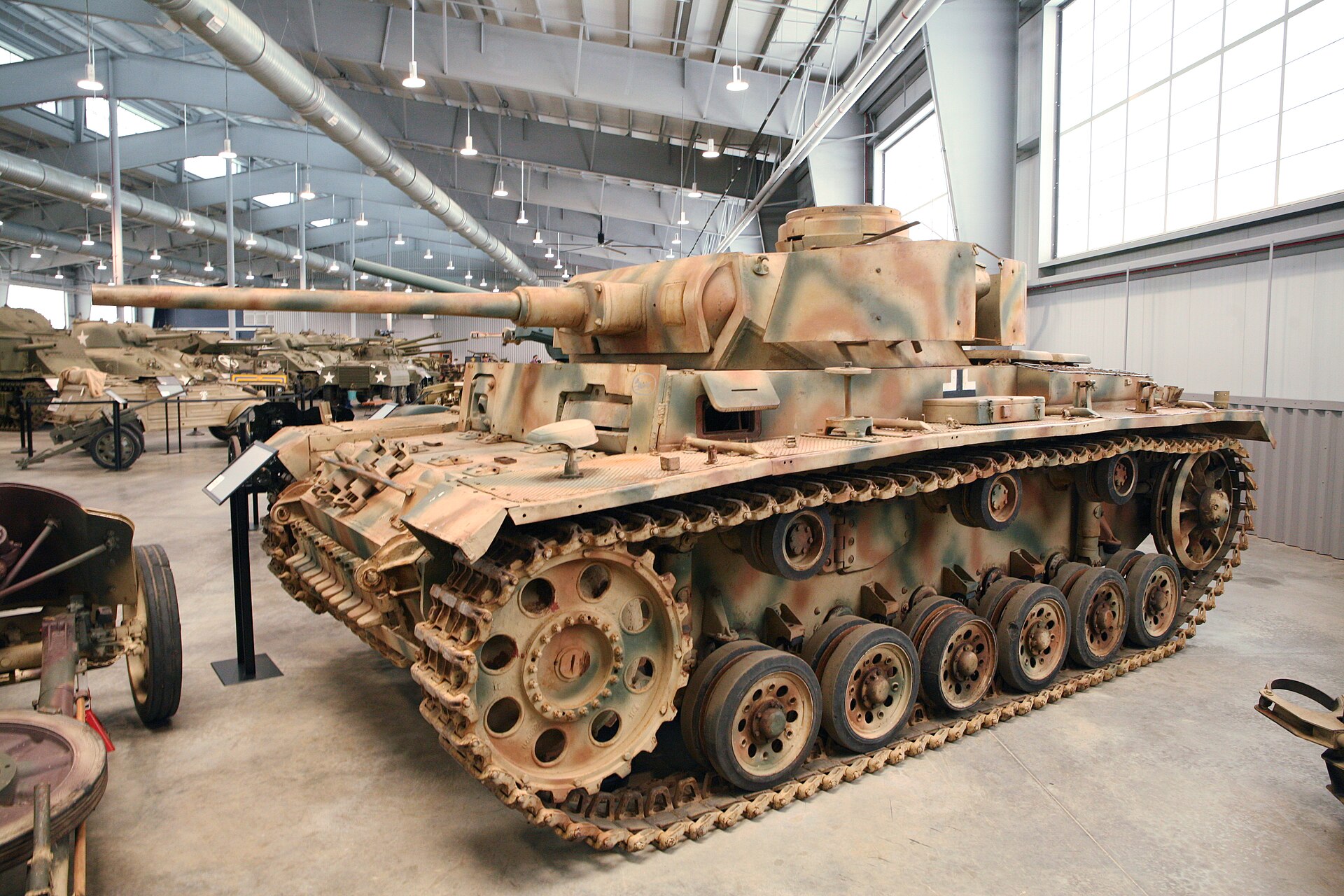 Pz.Kpfw III Ausf.F (Fgst.Nr.61118) NACM, Fort Benning, USA, 2024 (004){b} (photo.Wikipedia).jpg